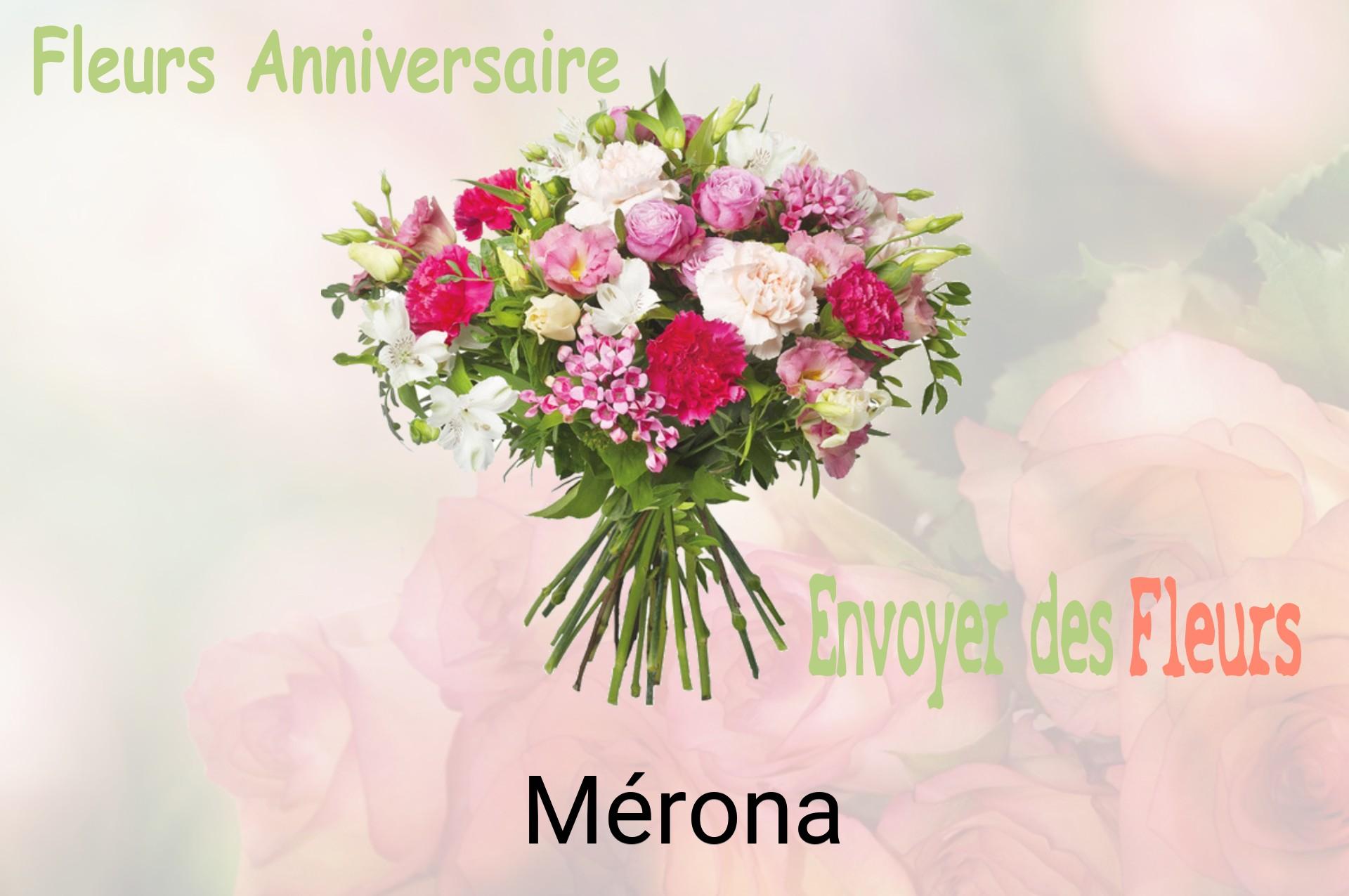 Bouquet de fleurs d’anniversaire livré à Mérona